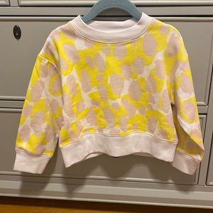 NWOT Stella McCartney Kids Little Girl Abstract Sweatshirt Size 3